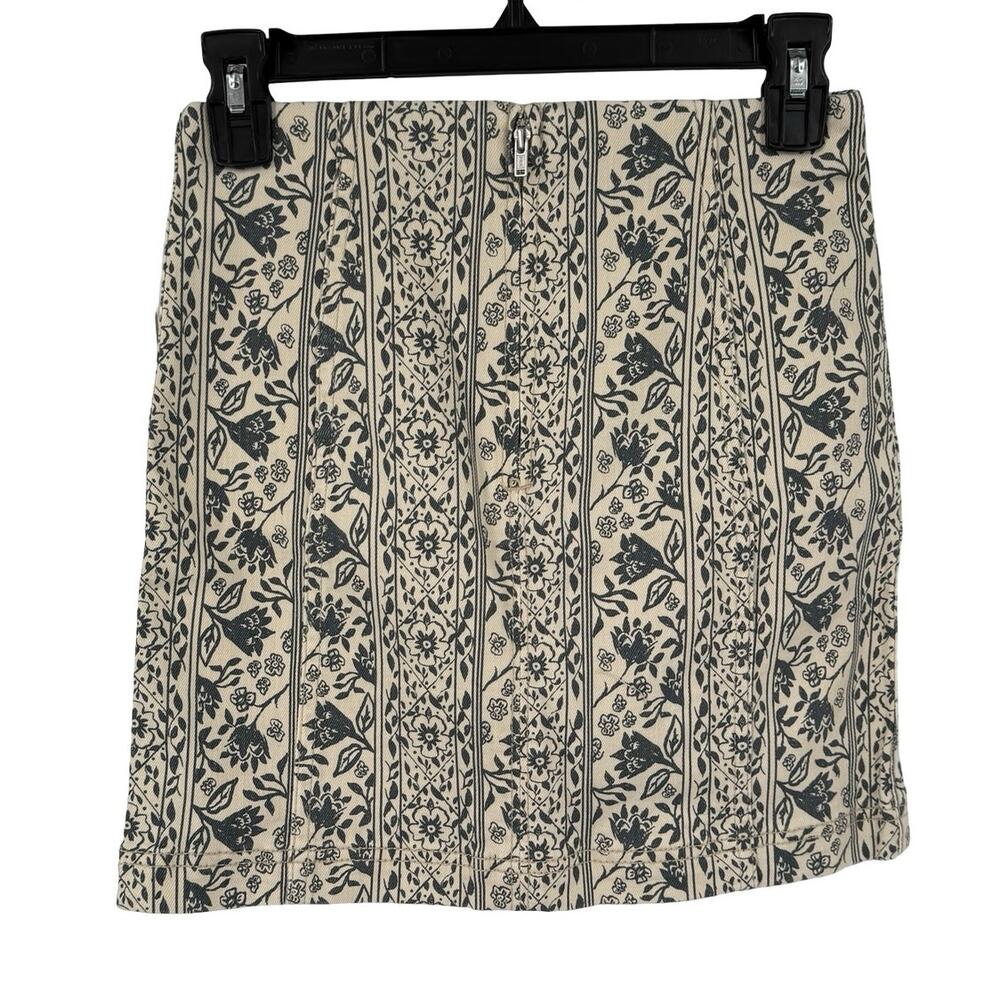 Free People Modern Femme denim miniskirt skirt size 0 - Picture 8 of 9